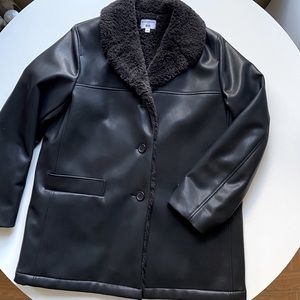 Faux Leather Coat  Ines de la Fressange Uniqlo